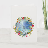 Gebet Hände Aquarell Karte (Vorderseite)