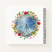 Gebet Hände Aquarell Notizblock (Rückseite)