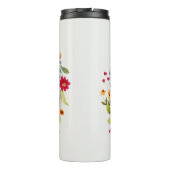 Gebet Hände Aquarell Thermosbecher (Rückseite)