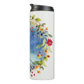 Gebet Hände Aquarell Thermosbecher (Nach rechts gedreht)