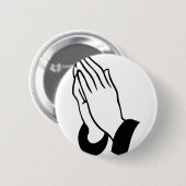 Gebet Hände Button (Vorne & Hinten)