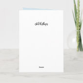 Gebet Hände geklappte Grußkarte Karte (Rückseite)