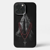 Gebet Hände gotisch iPhone Hülle (Rückseite)