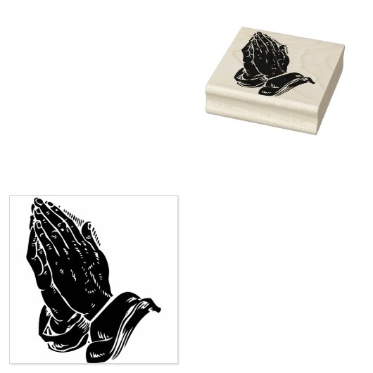 Gebet Hände Gummistempel (Stempel)