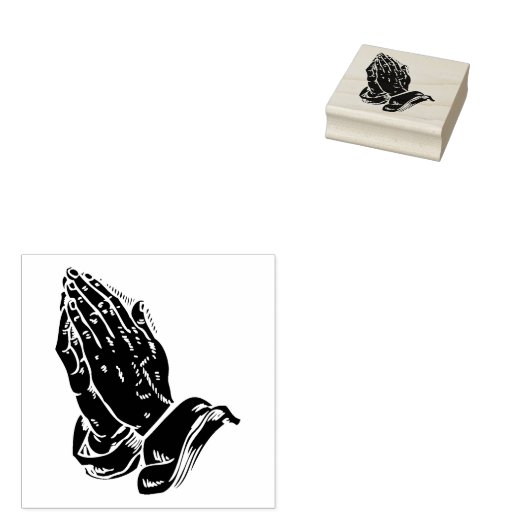 Gebet Hände Gummistempel (Stempel)