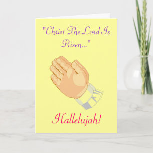 Gebet Hände Kind Christus Der Herr ist verschwiege Feiertagskarte