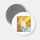 Gebet Hände Magnet (Vorderseite/Rückseite)
