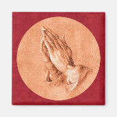 Gebet Hände Magnet (Vorne)