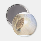 Gebet Hände Magnet (Vorderseite/Rückseite)