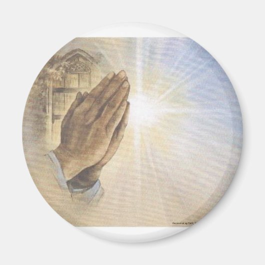 Gebet Hände Magnet (Vorne)