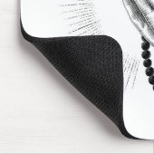 Gebet Hände Mousepad (Ecke)