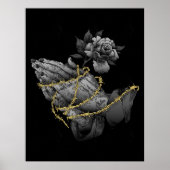 Gebet Hände Poster (Vorne)