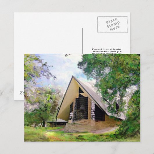 Gebet Hände Postkarte (Vorne/Hinten)