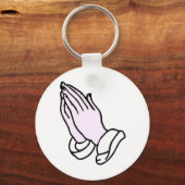 Gebet Hände Schlüsselanhänger (Vorderseite)
