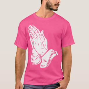 Gebet Hände T - Cooler Christlicher religiöser Jes T-Shirt