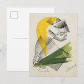 Gebet II, c.1913 (Lithograph) Postkarte (Vorne/Hinten)