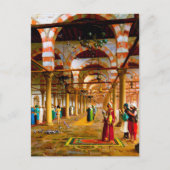 Gebet in der Moschee (1871) Postkarte (Vorderseite)