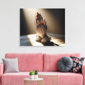 Gebet in der Sonne Leinwanddruck (Insitu (Wohnzimmer))