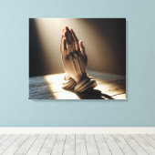 Gebet in der Sonne Leinwanddruck (Insitu (Holzboden))