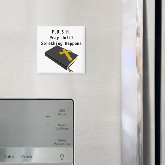 Gebet-Inspiration PUSH Magnet (In Situ (Kühlschrank))