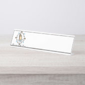 Gebet ist der Schlüssel Schreibtischnamensplakette (Vorderseite )