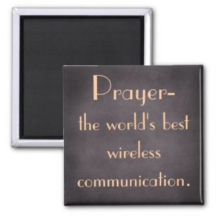 Gebet ist die weltweit beste drahtlose Kommunikati Magnet