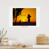 Gebet ist Power Poster (Küche)