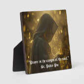 Gebet ist Tabletop Plaque mit Easel Fotoplatte (Vorderseite)
