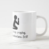 Gebet - Jumbo-Tasse (Rechts)