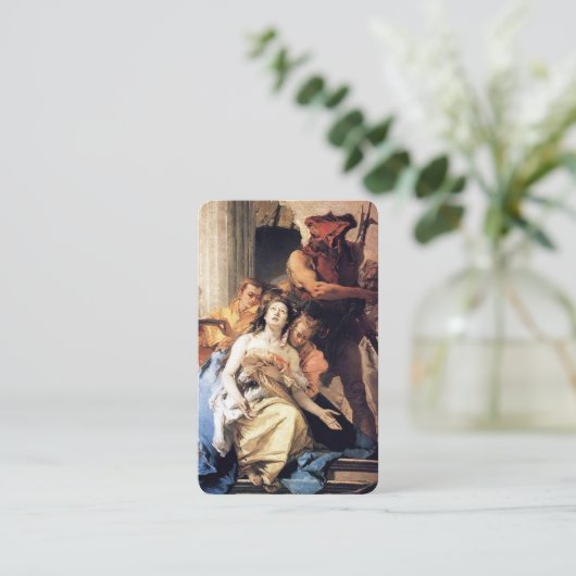 Gebet kardiert | St. Agatha 1 Visitenkarte (Stehend Vorderseite)