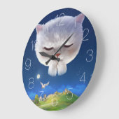 Gebet Katze große Uhr (Winkel)