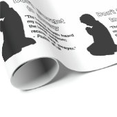 Gebet Kinderpsalm-Schrift Geschenkpackung Geschenkpapier (Rolleneckpunkt)