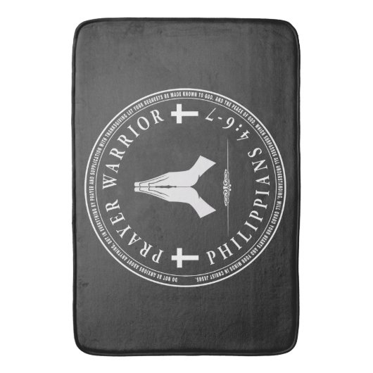 Gebet-Krieger Badematte (Vorderseite Vertikal)