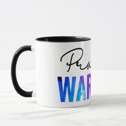 Gebet Krieger Christlich Inspiration Tasse (Links)