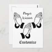 Gebet-Krieger Gebet Thunder_Cove Postkarte (Vorne/Hinten)