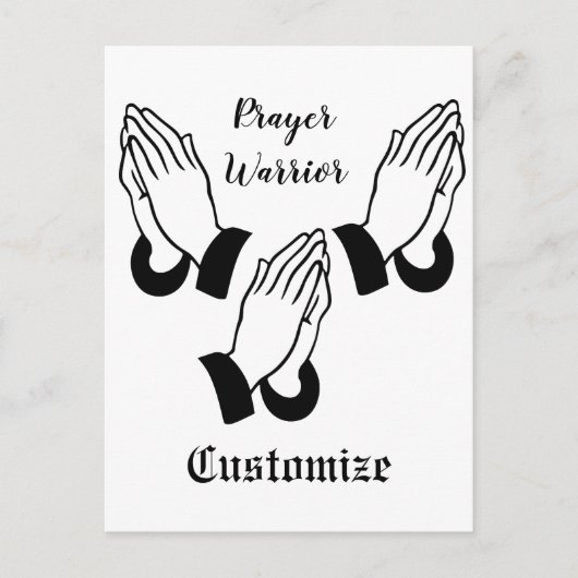 Gebet-Krieger Gebet Thunder_Cove Postkarte (Vorderseite)