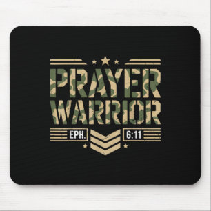 Gebet Krieger Jesus Christlichen Menschen Rüstung  Mousepad