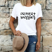 Gebet-Krieger Moderner Christlicher Glaube T-Shirt