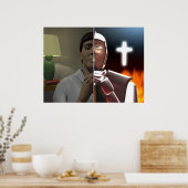 Gebet-Krieger Poster (Küche)