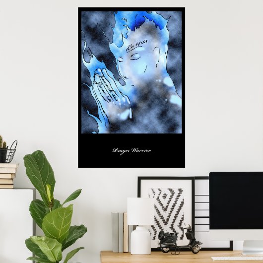 Gebet-Krieger Poster (Heimbüro)