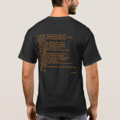 Gebet-Krieger-Shirt T-Shirt (Rückseite)