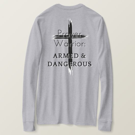 Gebet-Krieger T-Shirt (Design Rückseite)