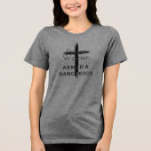 Gebet-Krieger Tri-Blend Shirt (Vorderseite)