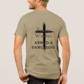 Gebet-Krieger Tri-Blend Shirt (Rückseite)