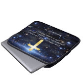 Gebet Laptopschutzhülle (Vorne Knopf)