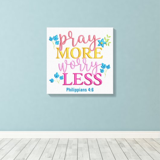 Gebet- Leinwand (Glanz) (Insitu (Holzboden))