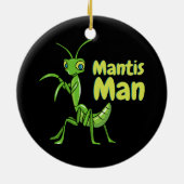 Gebet Mantis Man Green Garden Insekt Keramik Ornament (Hinten)