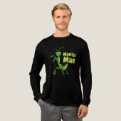 Gebet Mantis Man Green Garden Insekt Tri-Blend Shirt (Volle Vorderseite)