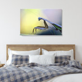 Gebet Mantis Wrapped Canvas Leinwanddruck (Insitu (Schlafzimmer))