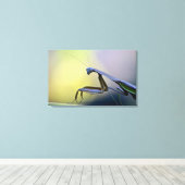 Gebet Mantis Wrapped Canvas Leinwanddruck (Insitu (Holzboden))